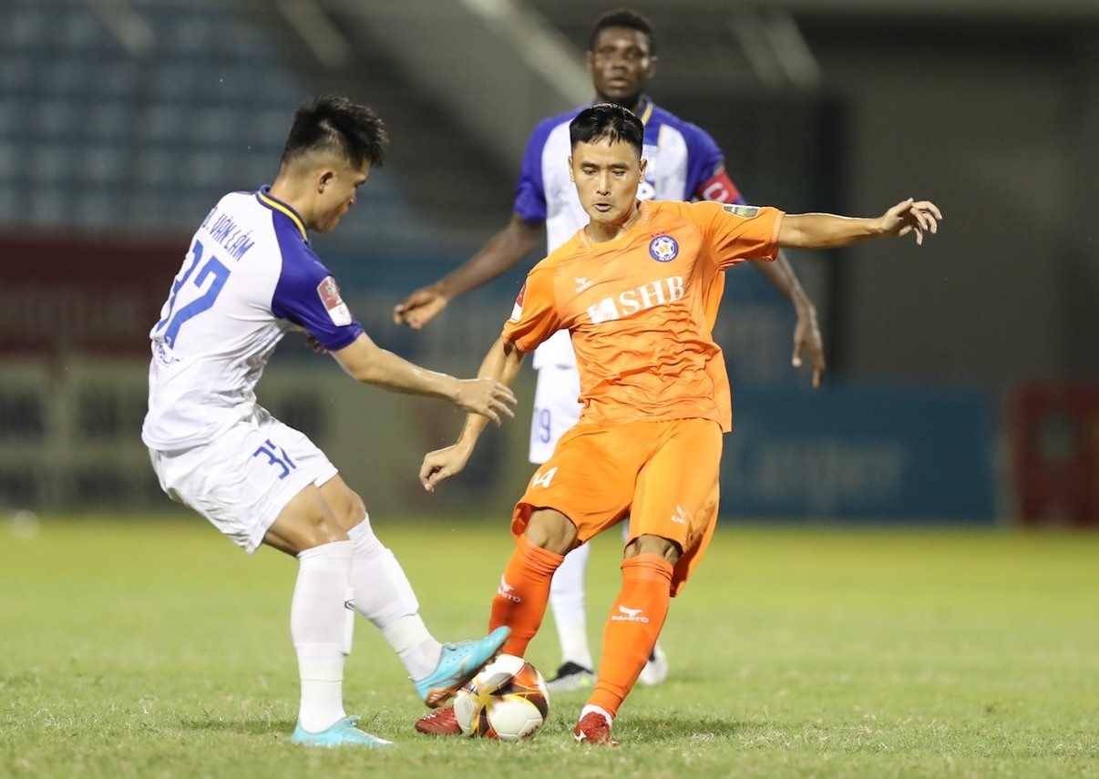 Câu lạc bộ Đà Nẵng gặp bất lợi trong cuộc đua trụ hạng V.League 2023. Ảnh: VPF