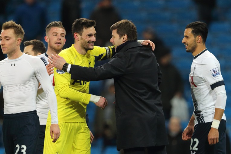 Pochettino từng làm việc ăn ý với Hugo Lloris tại Tottenham. Ảnh: CLB Tottenham