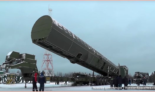 ICMB Sarmat của Nga. Ảnh: Russian SpaceWeb.com