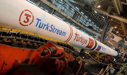 Đường ống dẫn khí TurkStream. Ảnh: Hungary Today