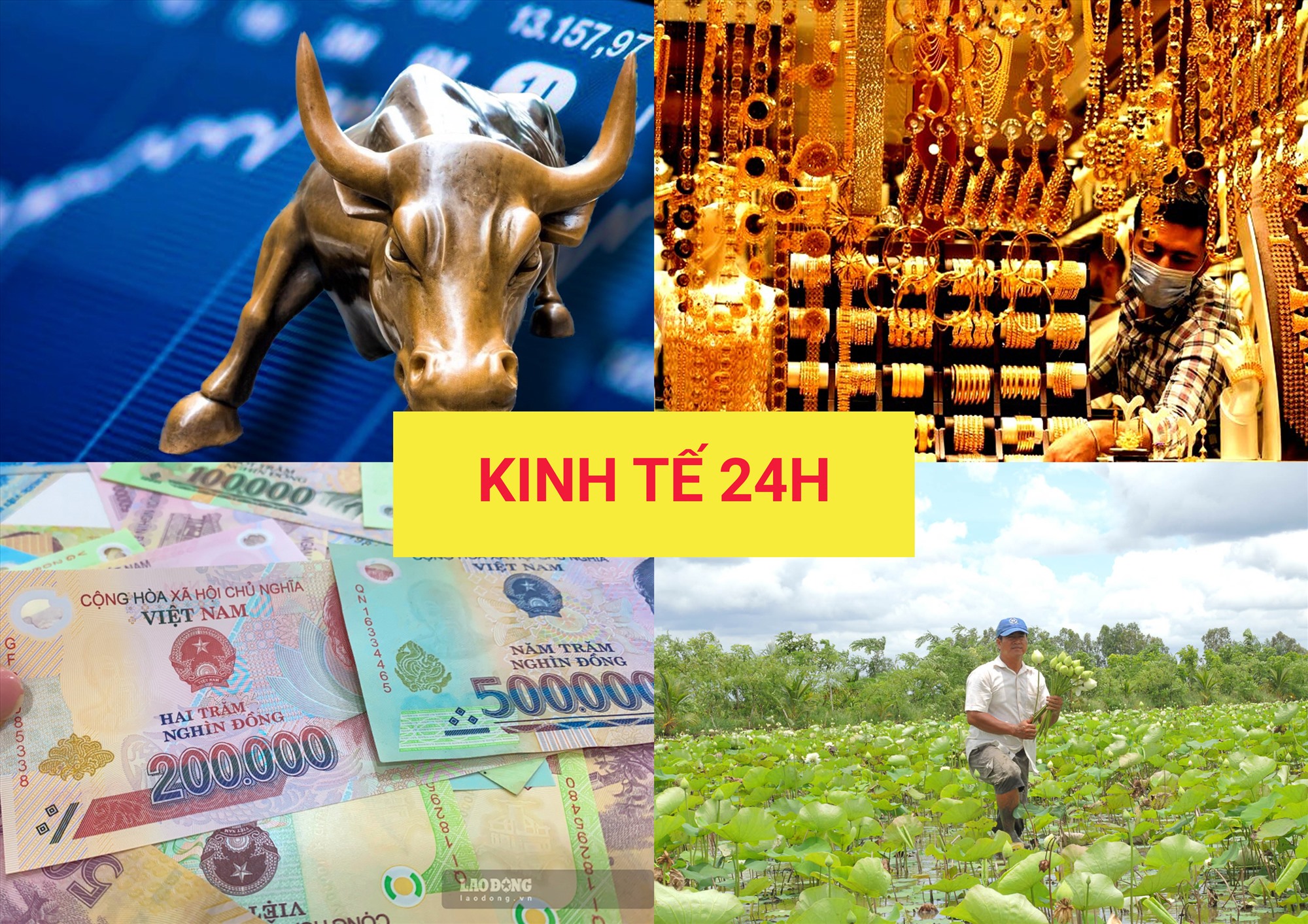 Kinh tế 24h: Giá vàng đi xuống; Lãi suất dự báo sẽ giảm lần cuối