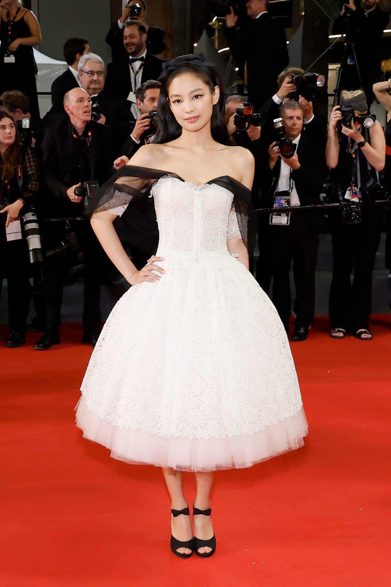 Jennie Blackpink trên thảm đỏ liên hoan phim Cannes. Ảnh: Chanel