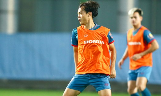  Tiền đạo Văn Toàn chỉ ra sân gần 30 phút trong 2 trận giao hữu của tuyển Việt Nam vào tháng 6.2023. Ảnh: VFF