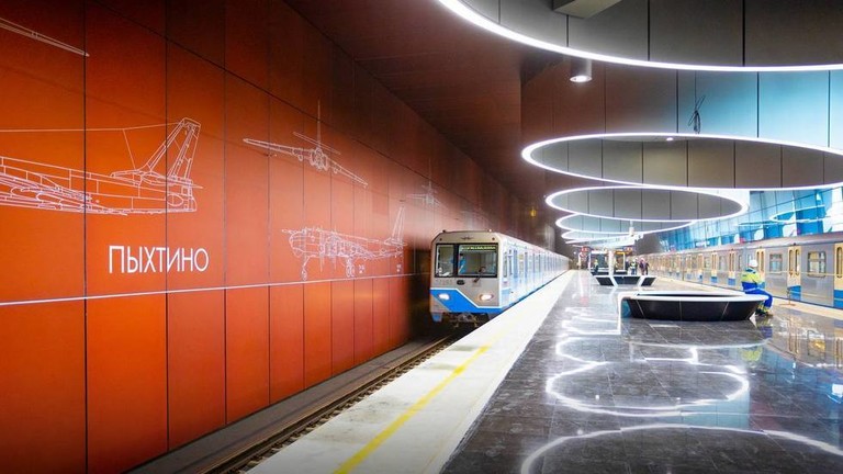 Mátxcơva khai trương ga tàu điện ngầm mới. Ảnh: Telegram Thị trưởng Sergey Sobyanin