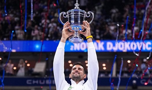 Novak Djokovic thắng ở 7/10 giải Grand Slam gần nhất anh tham dự. Ảnh: US Open
