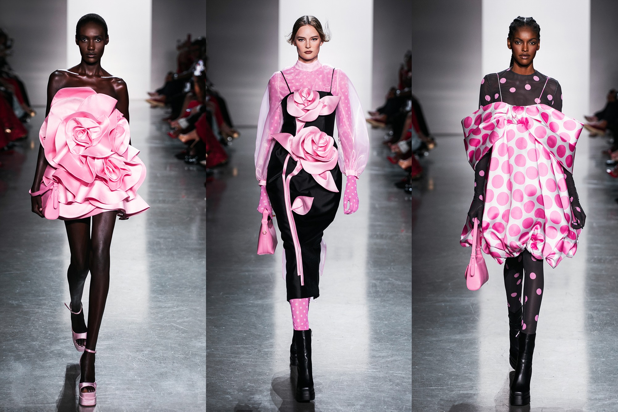 Nhà thiết kế Đỗ Mạnh Cường giới thiệu bộ sưu tập mới trong Tuần lễ thời trang New York Xuân - Hè 2024. Ảnh: Kiếng Cận 