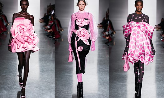 Nhà thiết kế Đỗ Mạnh Cường giới thiệu bộ sưu tập mới trong Tuần lễ thời trang New York Xuân - Hè 2024. Ảnh: Kiếng Cận 