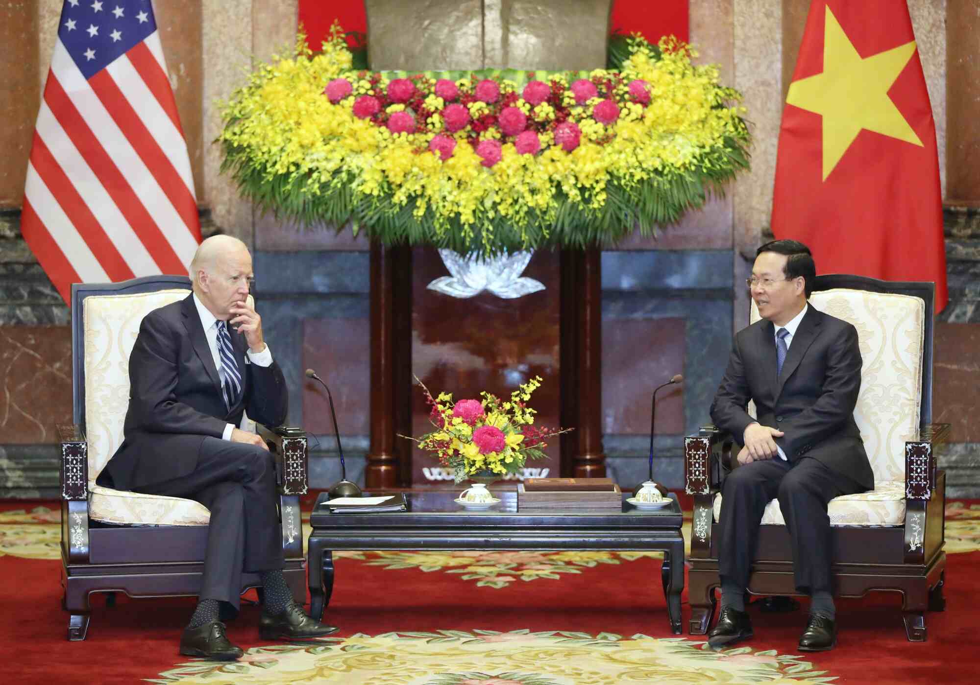 Chủ tịch nước hoan nghênh Mỹ quan tâm hỗ trợ Việt Nam phát triển năng lực sản xuất bền vững. Ảnh: Hải Nguyễn