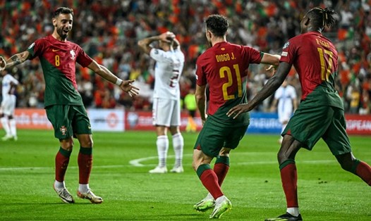 Đội tuyển Bồ Đào Nha có chiến thắng tưng bừng trong ngày vắng Cristiano Ronaldo. Ảnh: Goal