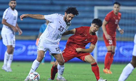 Tuyển Việt Nam giành chiến thắng 2-0 trước tuyển Palestine ở trận giao hữu dịp FIFA Days tháng 9. Ảnh: Minh Dân