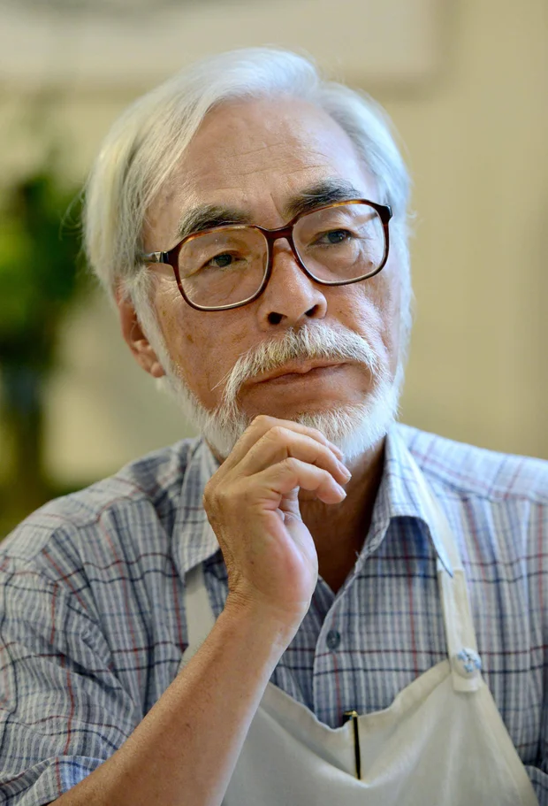 Đạo diễn Miyazaki Hayao từng nhận giải Oscar với phim hoạt hình “Spirited Away” vào năm 2003. Ảnh: Xinhua 