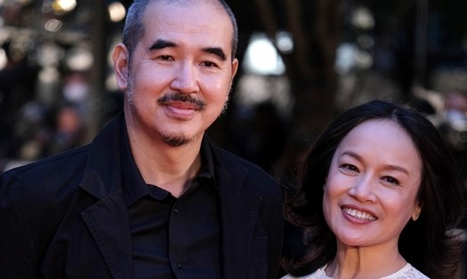 Diễn viên Tú Oanh và chồng. Ảnh: Facebook nhân vật