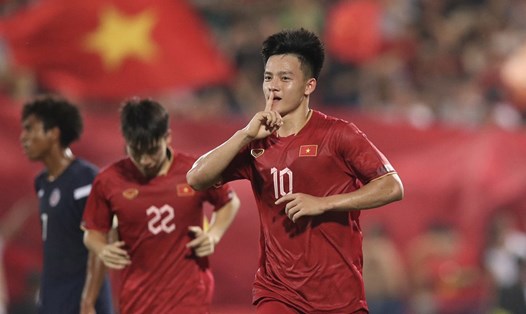U23 Việt Nam đã chính thức có vé dự vòng chung kết U23 châu Á 2024. Ảnh: Minh Dân
