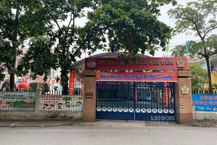 Trường Mầm non Gia Cẩm, thành phố Việt Trì, tỉnh Phú Thọ. Ảnh: Tô Công.