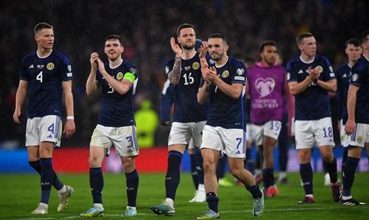 Scotland đã thắng cả Tây Ban Nha trong chiến dịch vòng loại EURO 2024. Ảnh: AFP