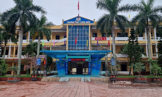 Trường THPT Diêm Điền (huyện Thái Thụy) lý giải khoản thu tiền điều hòa 1 triệu đồng. Ảnh: Lương Hà