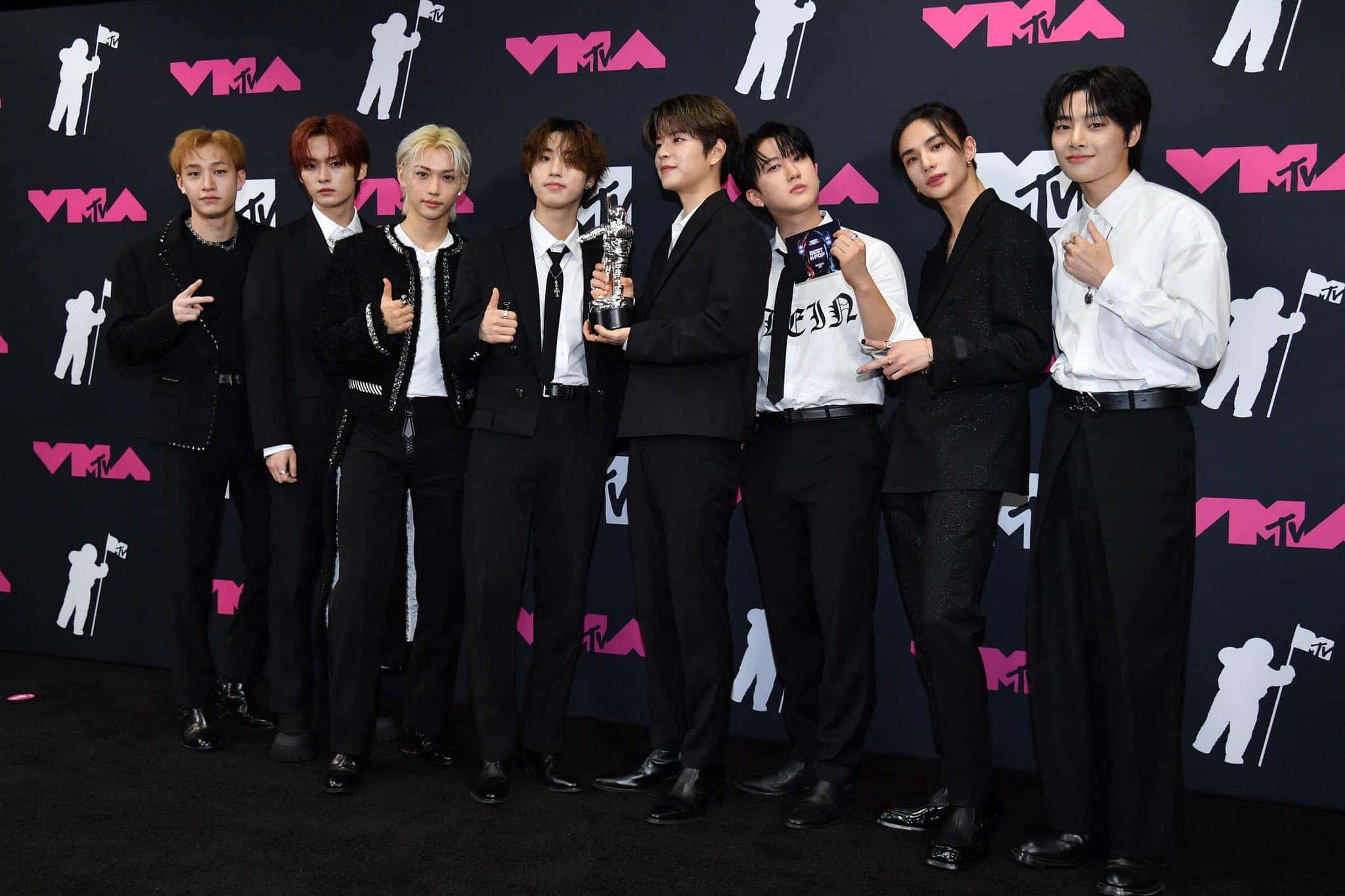 Stray Kids thắng giải Best Kpop. Ảnh: MTV VMAs