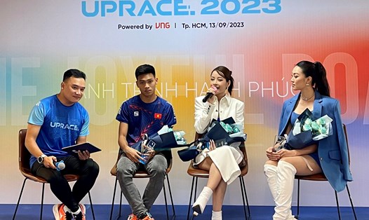 Ca sĩ Chi Pu rất vui khi được đồng hành cùng Giải chạy bộ vì cộng đồng UpRace 2023. Ảnh: Nguyễn Đăng