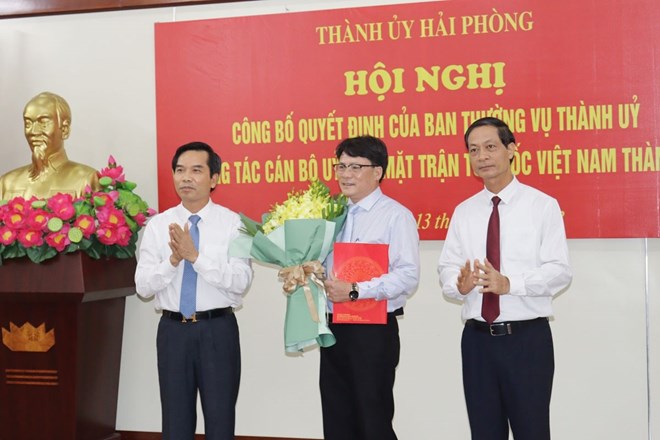 Hải Phòng có tân Phó Chủ tịch Uỷ ban MTTQ Việt Nam thành phố