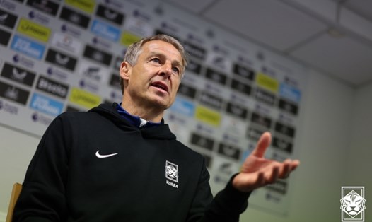 Huấn luyện viên Jurgen Klinsmann của tuyển Hàn Quốc đang bị chỉ trích khá nhiều. Ảnh: KFA
