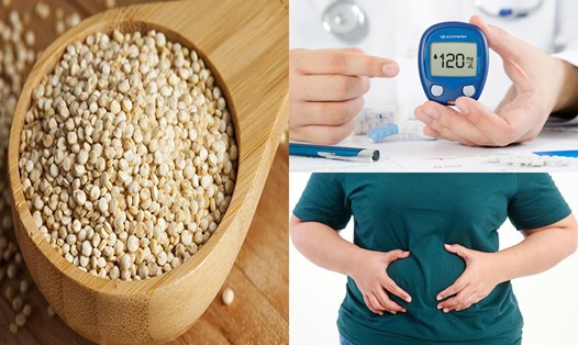 Hạt quinoa có tác dụng giảm cân, hạ đường huyết. Đồ hoạ: Hạ Mây