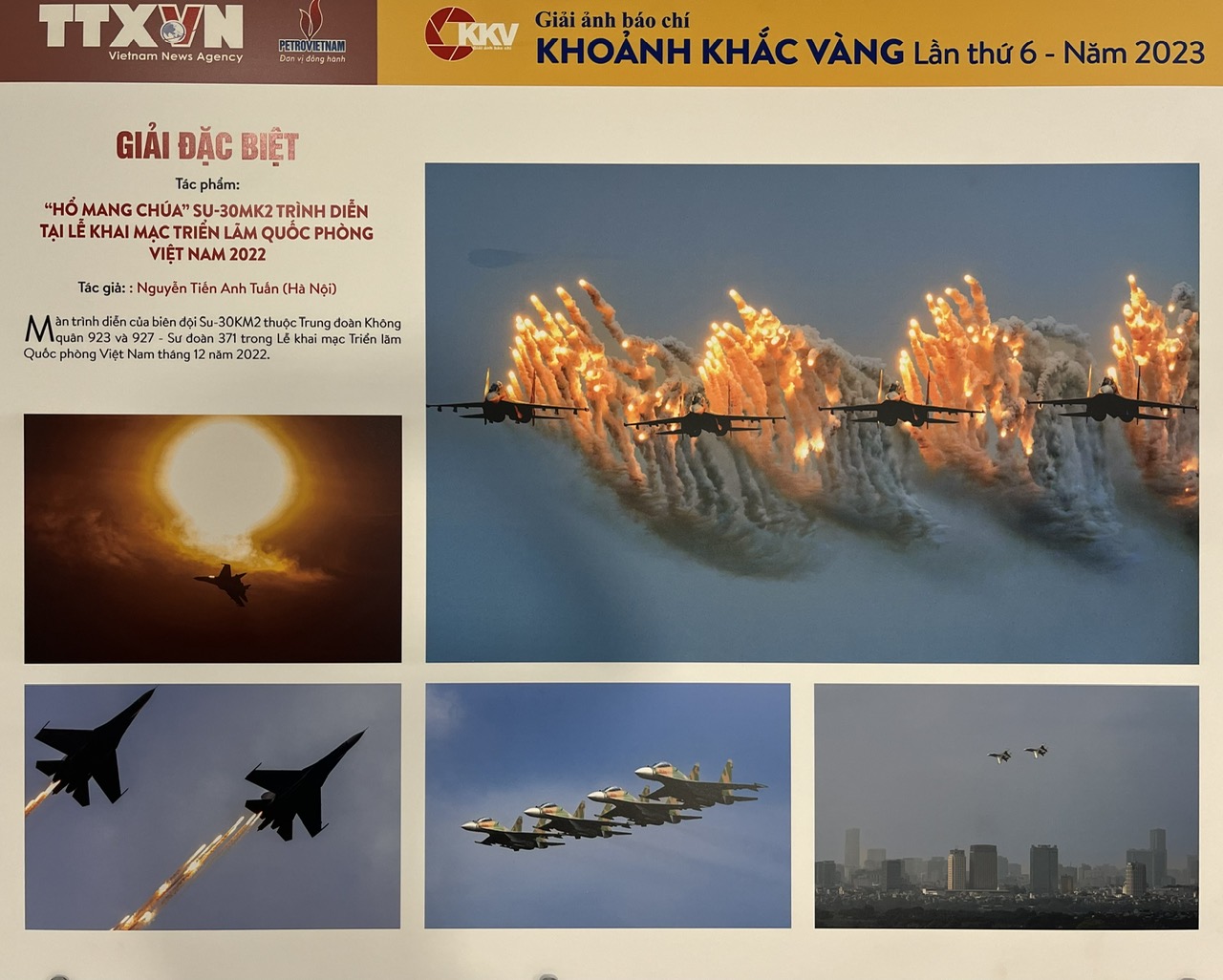 Tác phẩm xuất sắc giành giải đặc biệt năm nay. Ảnh: Chí Long