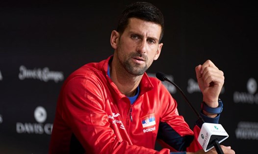 Sau chức vô địch US Open, Novak Djokovic cùng đội tuyển Serbia dự giải quần vợt đồng đội nam Davis Cup. Ảnh: Eurosport