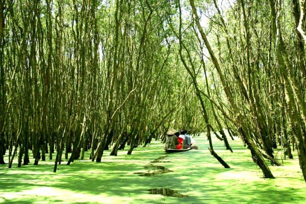 Việc khai thác quá mức cũng như điều phối chưa tốt trong quản lý... dễ dẫn đến suy thoái môi trường, cảnh quang... Ảnh: Lâm Điền