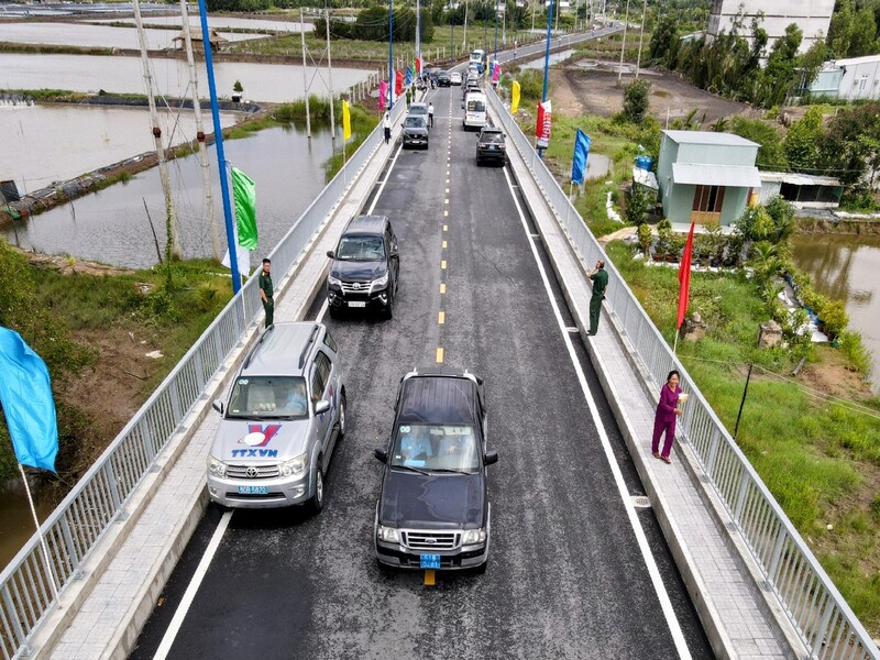  cầu Vàm Sát 2 khi hoàn thành sẽ góp phần tăng kết nối giao thông từ xã Lý Nhơn với các địa phương còn lại để vào trung tâm huyện Cần Giờ cũng như nội đô TPHCM.