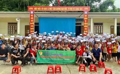 Chương trình hỗ trợ cho cộng đồng người Việt Nam tại Nhật Bản nhằm kết nối cộng đồng, tăng tình đoàn kết dân tộc của những người Việt xa xứ. Ảnh: Giang Linh