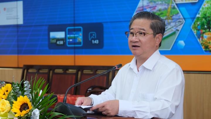 Chủ tịch UBND TP Cần Thơ Trần Việt Trường. Ảnh: Phong Linh