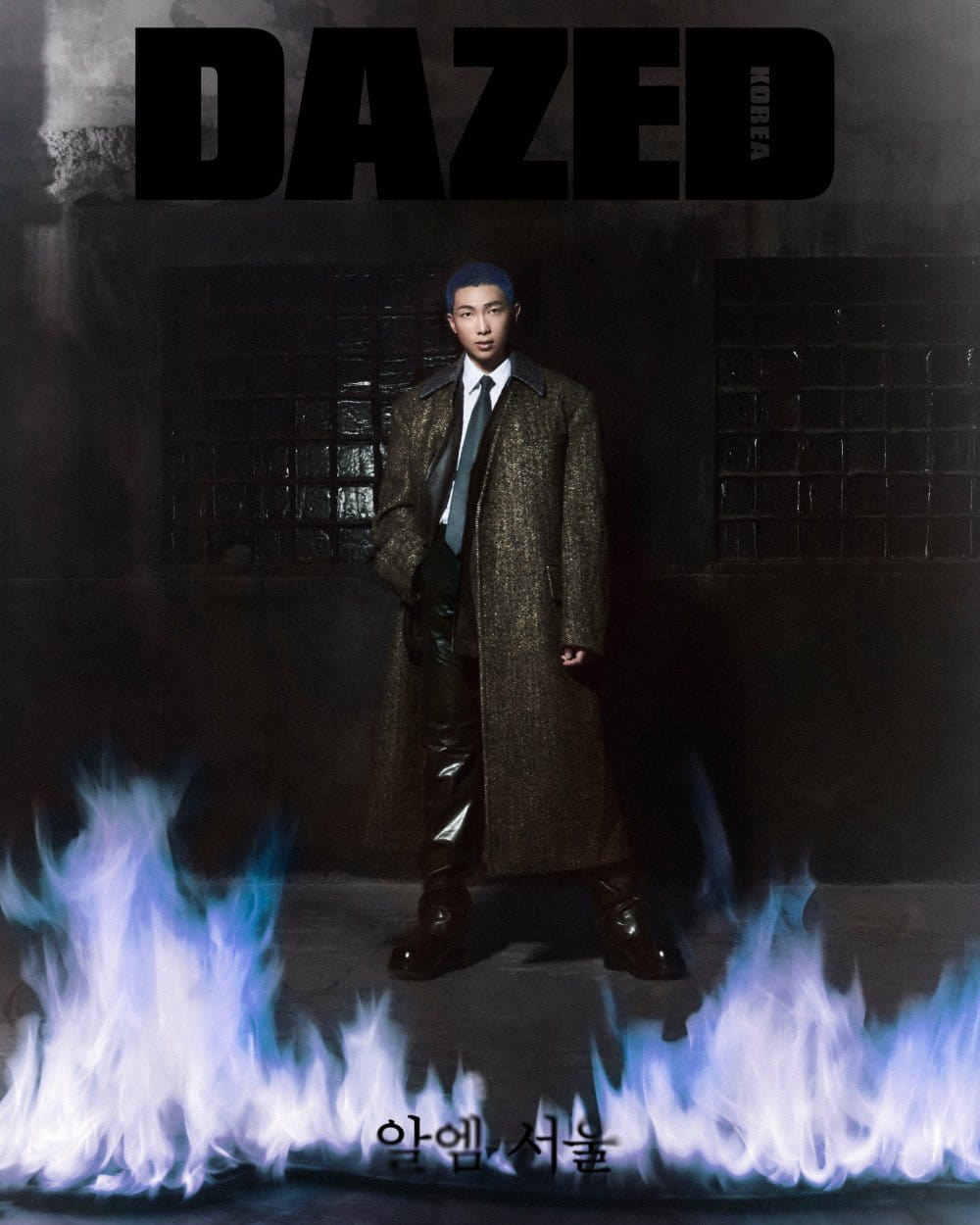 Hình ảnh RM BTS trên tạp chí Dazed Korea. Ảnh: Dazed