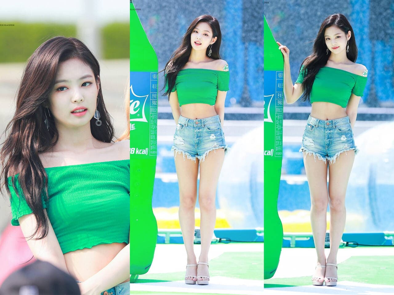 Jennie khoa vóc dáng quyến rũ trong sự kiện Sprite 2018. Ảnh: Allkpop