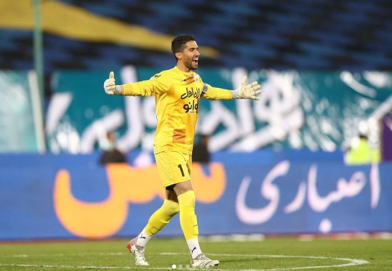Thủ môn Hossein Hosseini từng thi đấu tại World Cup 2022. Ảnh: Instagram