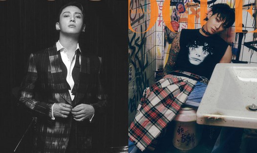 Jungkook BTS trên tạp chí Vogue Hàn Quốc. Ảnh: Vogue