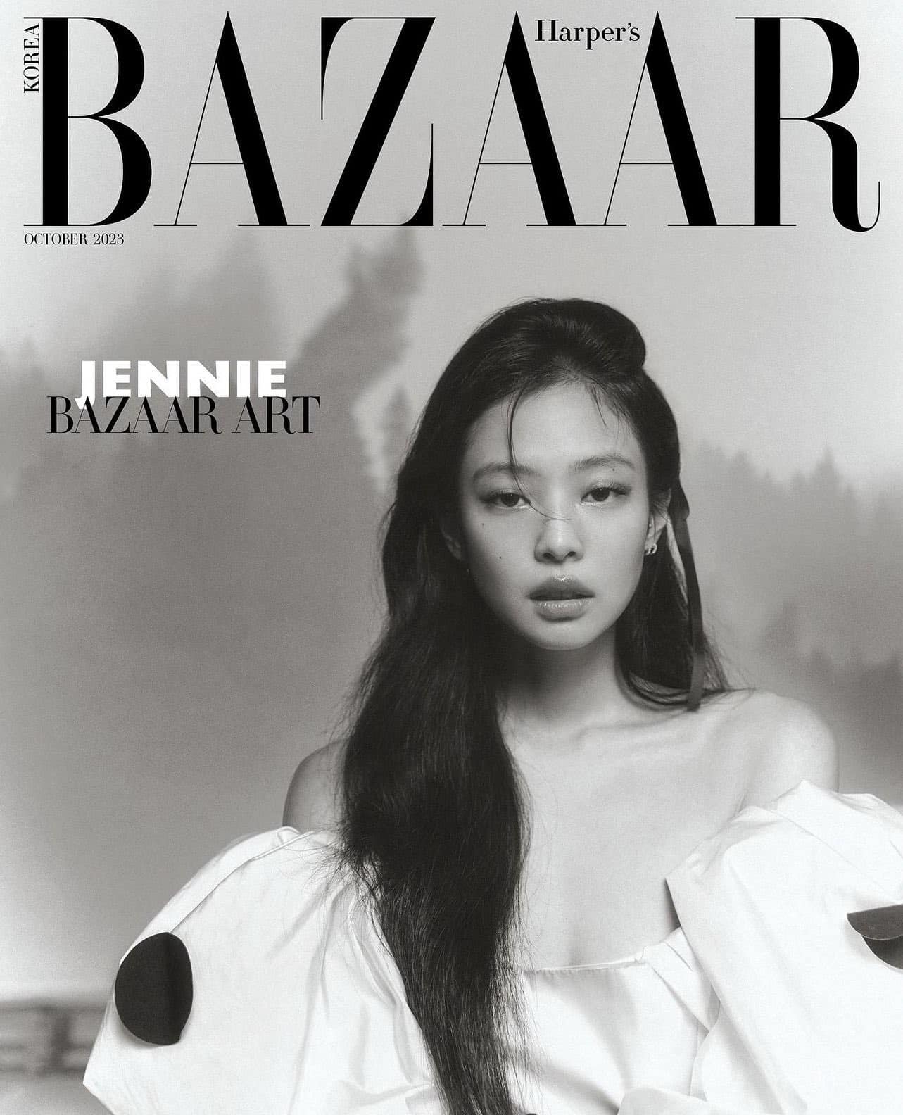 4 phiên bản trang bìa của Jennie (Blackpink) trên tạp chí Harper's Bazaar Korea. Ảnh: Harper's Bazaar