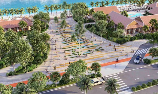 Khu đất resort Ana Mandara cũ sẽ hướng tới mục tiêu xây dựng “ngôi làng biển Nha Trang”. Ảnh: Đơn vị thiết kế