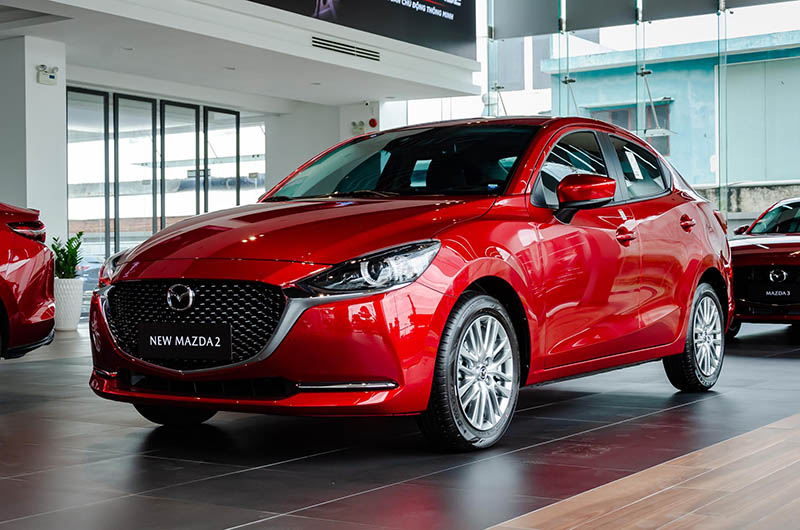 Mẫu sedan Mazda2 cũng được áp dụng giá công bố mới. Ảnh: THACO AUTO