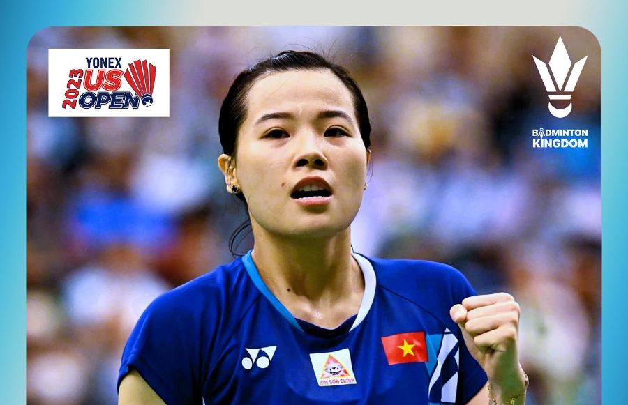 Nguyễn Thị Thuỳ Linh tham dự nhiều giải đấu quốc tế trong năm 2023. Ảnh: Badminton Kingdom 