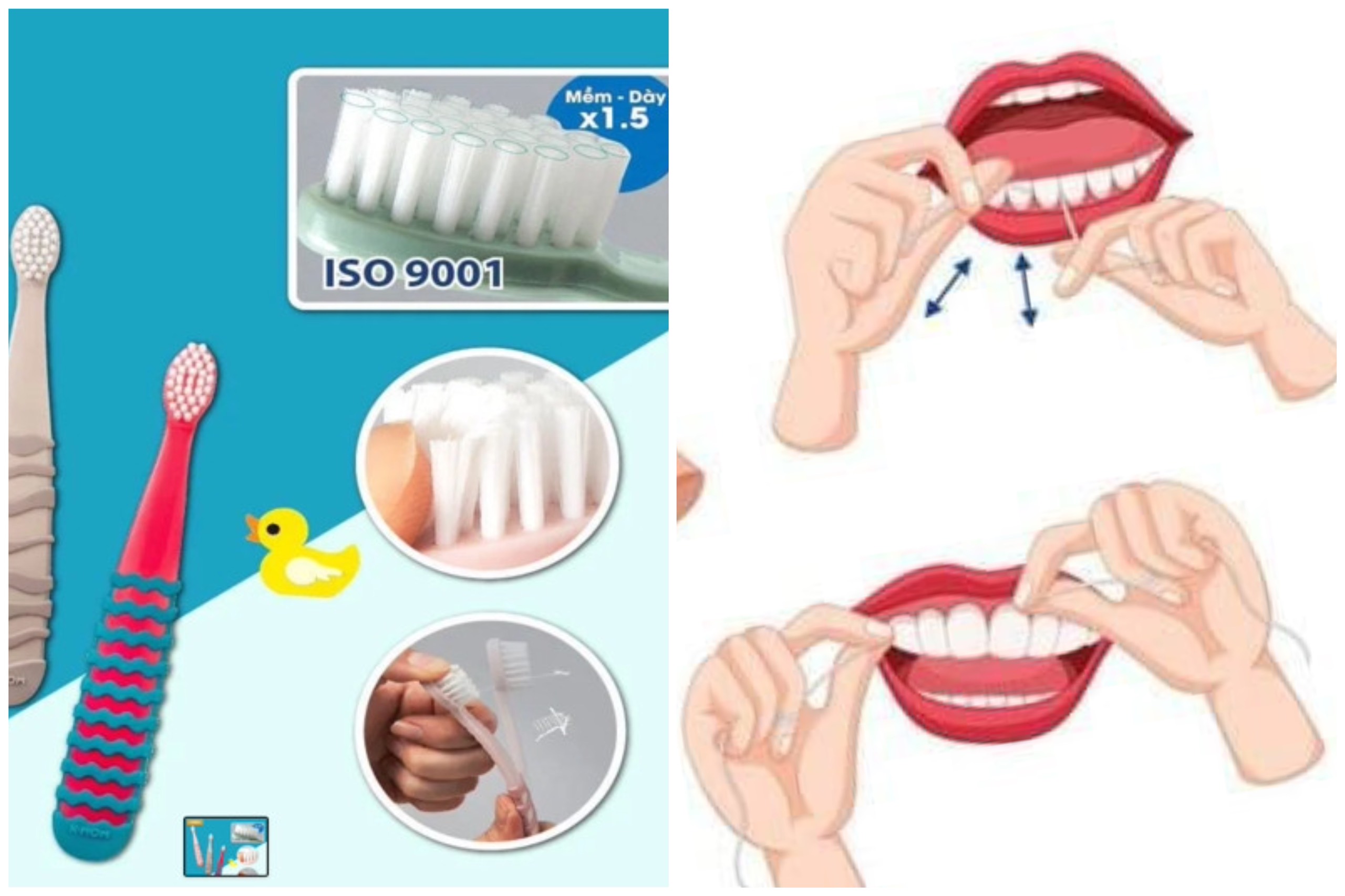 Cách lựa bàn chải và các sản phẩm hỗ trợ vệ sinh răng miệng phù hợp cho trẻ. Ảnh: BV