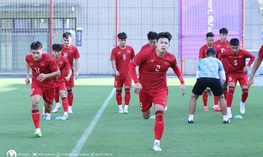 Olympic Việt Nam hướng đến một trận thắng cách biệt và 3 điểm trước U23 Mông Cổ. Ảnh: VFF