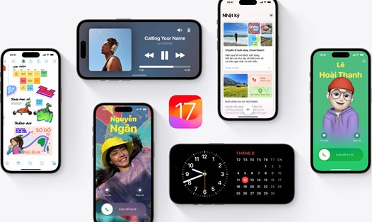 Apple chính thức ra mắt hệ điều hành iOS 17 mới. Ảnh: Apple