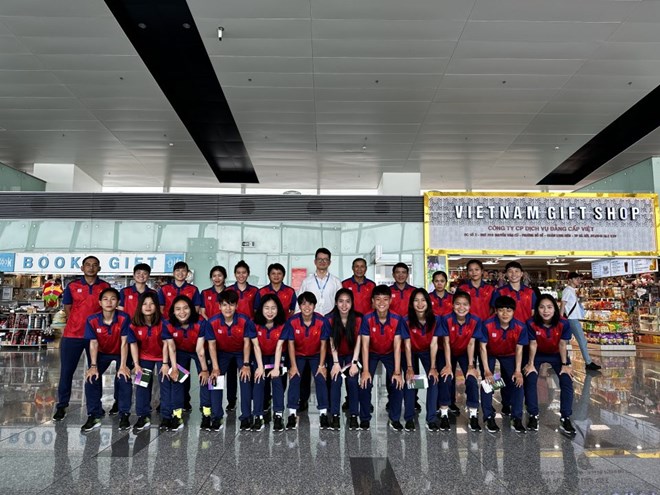 Đội tuyển nữ Việt Nam khởi hành tới Trung Quốc tham dự ASIAD 19