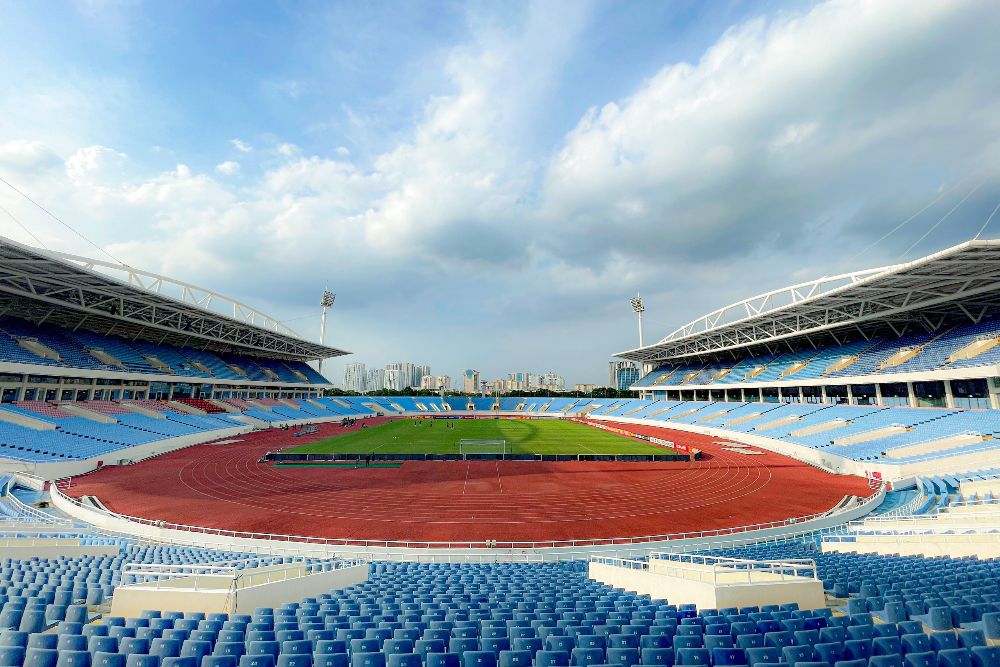 Ở giải đấu này, đội bóng Thủ đô đã đạt được thỏa thuận với Khu liên hợp thể thao quốc gia về việc thuê, sử dụng sân vận động Mỹ Đình tại các trận đấu trên sân nhà.