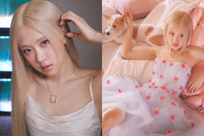 Bộ hình họa đẹp mắt tựa nường thơ của Rosé (Blackpink) tạo nên bão mạng xã hội