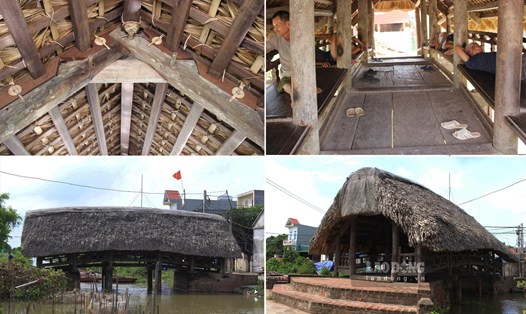 Ngắm cây cầu gỗ lợp lá hơn 700 tuổi độc nhất vô nhị ở Nam Định. Ảnh: Lương Hà