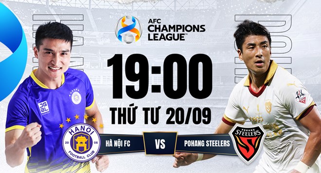 Link xem trực tiếp Hà Nội FC vs Pohang Steelers tại AFC Champions League