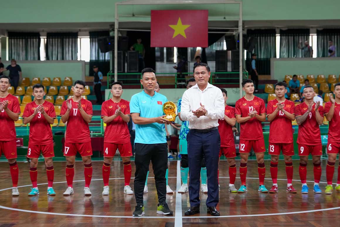 Trần Văn Vũ là một trong những cầu thủ futsal thành công nhất Việt Nam. Ảnh: VFF