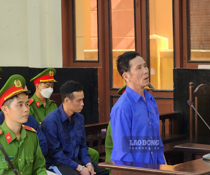 Bị cáo Huỳnh Văn Hoàng tại phiên tòa. Ảnh: Thành Nhân