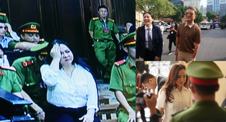 Ca sĩ Vy Oanh, Đàm Vĩnh Hưng không yêu cầu bồi thường vật chất tại phiên xử sơ thẩm bị cáo Nguyễn Phương Hằng. Ảnh: Anh Tú.